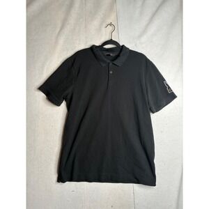 Mercer + Mettle Mens XL Black Short Sleeve Polo Shirt Idaho State Sleeve Logo
